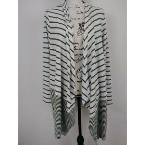 Terra & Sky womens cardigan white
